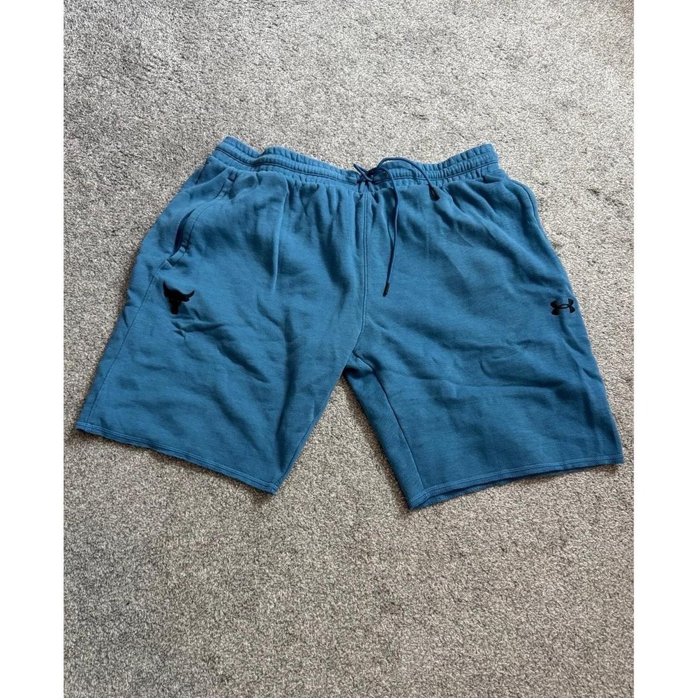 Shorts Drawstring Blue Under Armour Project Rock